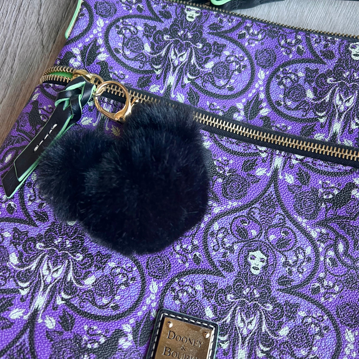 Mickey pom pom keychain disney keychain