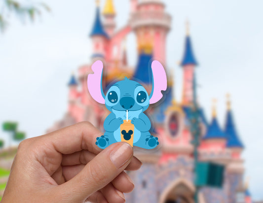 Lilo and Stitch Disney Transparent Sticker