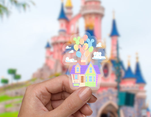 Up House Disney Transparent Sticker