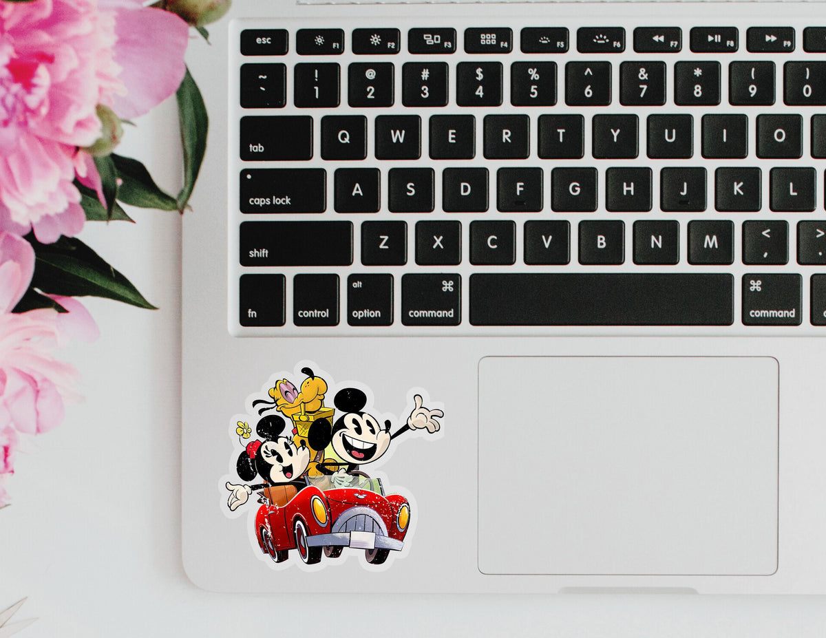Mickey Minnie Runaway Railway Disney Transparent Sticker