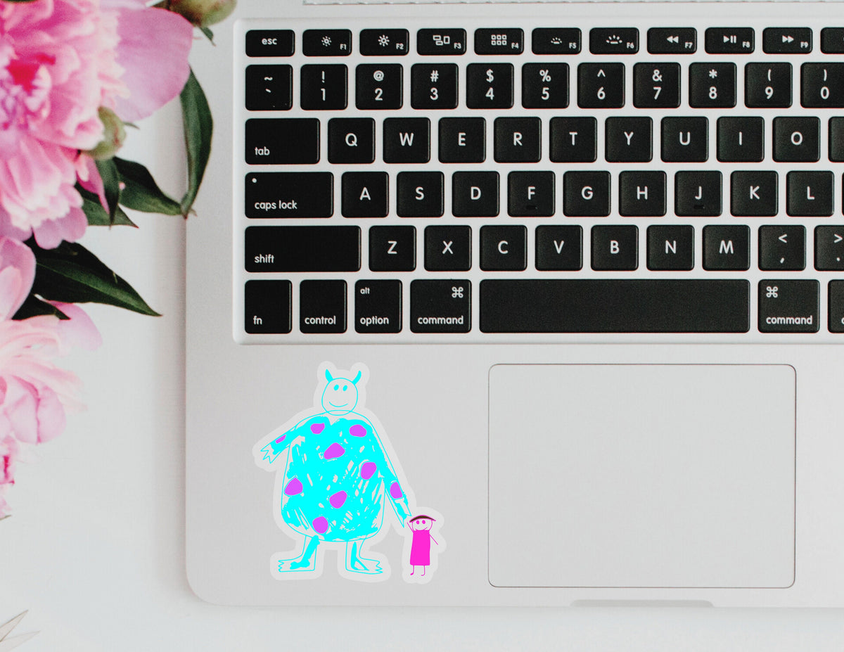 Monsters inc boo drawing Disney Transparent Sticker