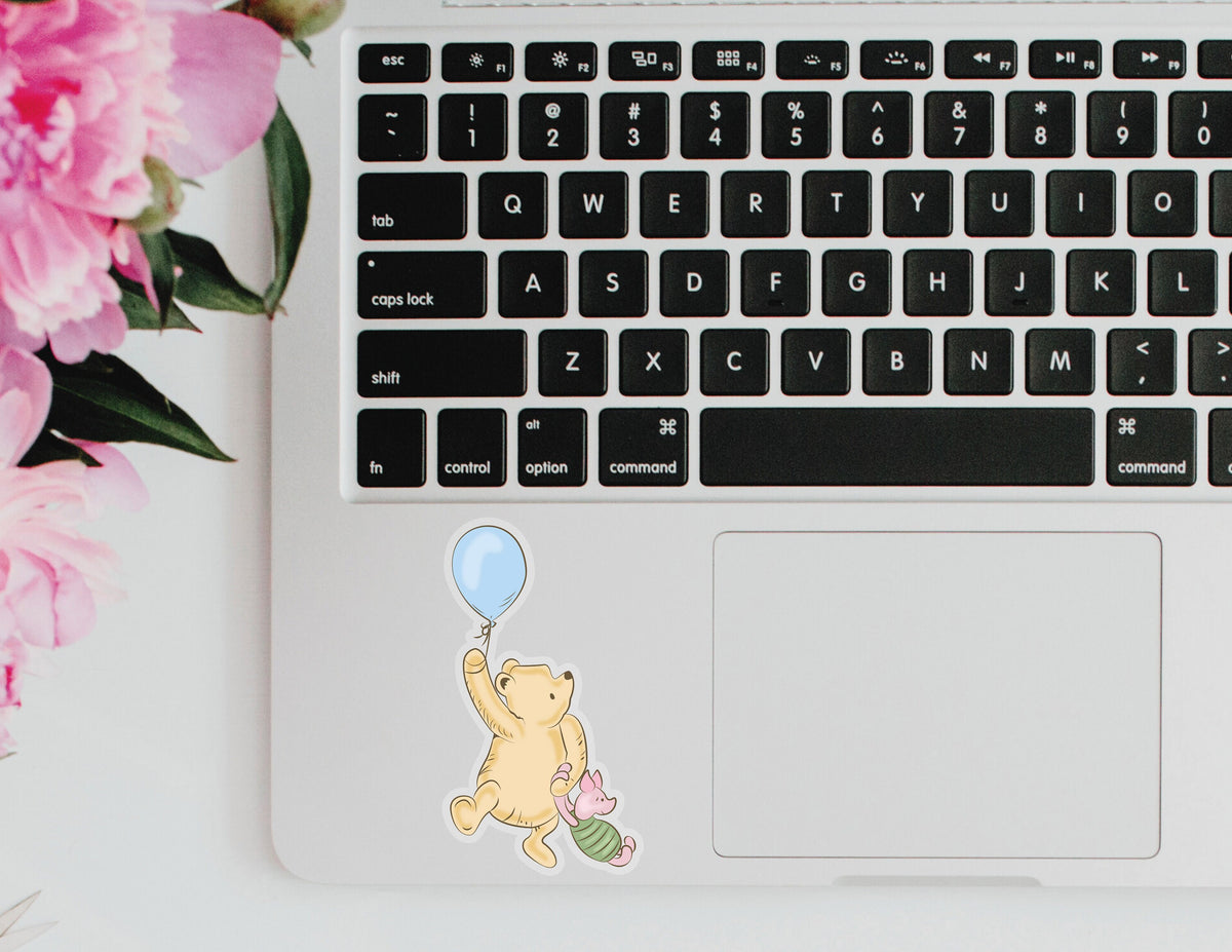 Winnie the Pooh Piglet Classic Disney Transparent Sticker