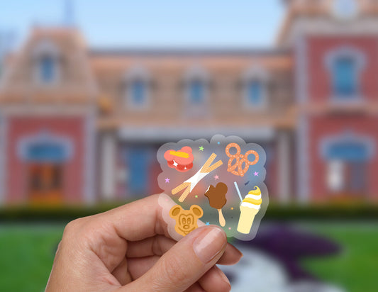 Disney Snacks Dole whip Disney Transparent Stickers