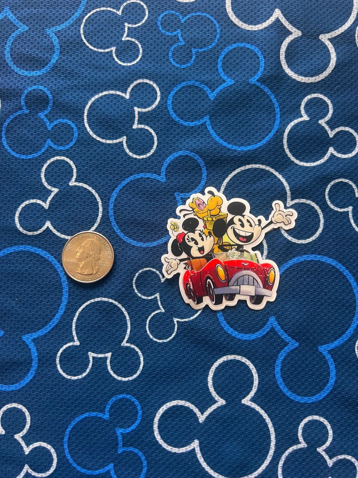 Mickey Minnie Runaway Railway Disney Transparent Sticker
