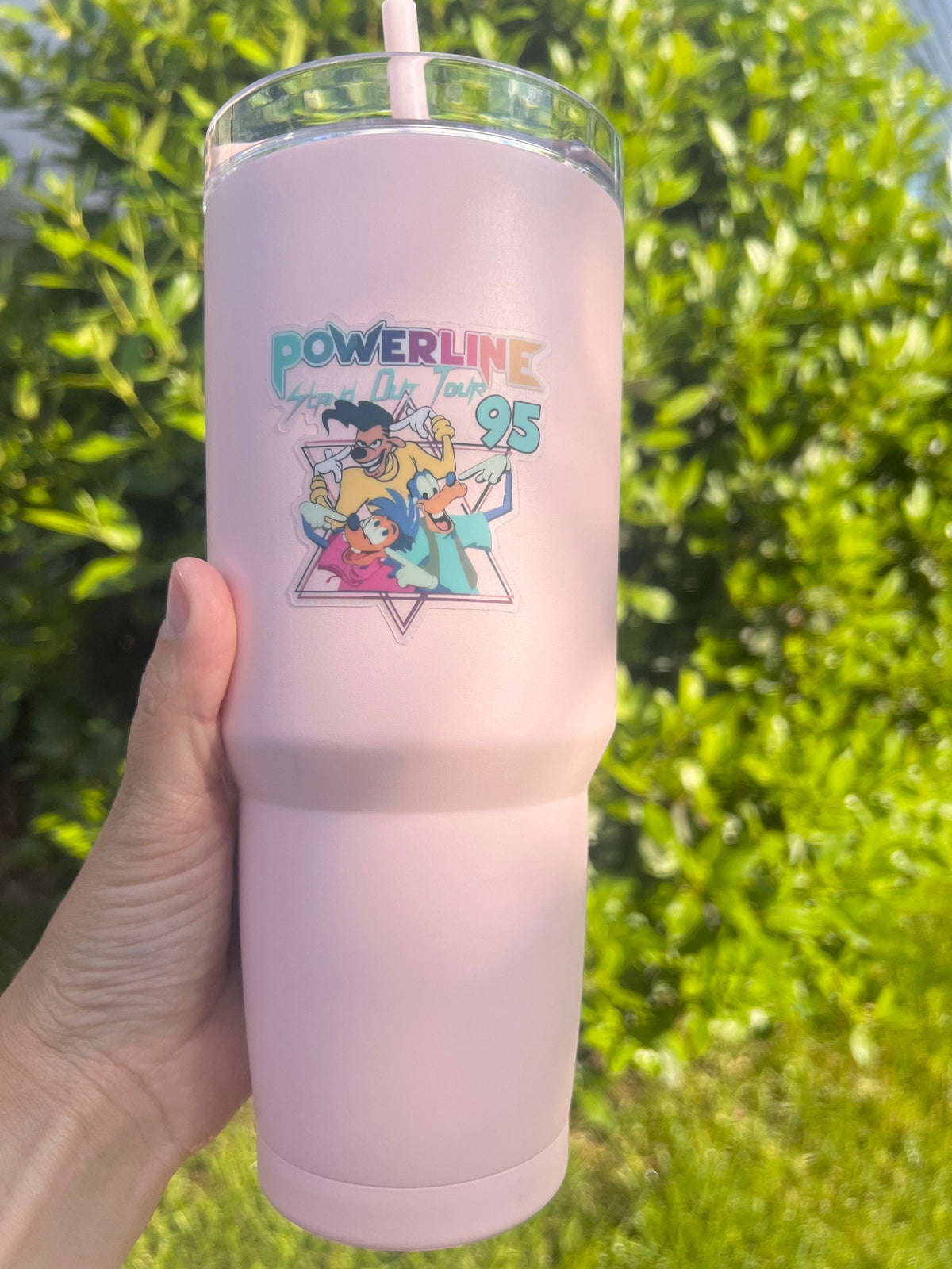 Powerline A Goofy Movie Disney Transparent Sticker