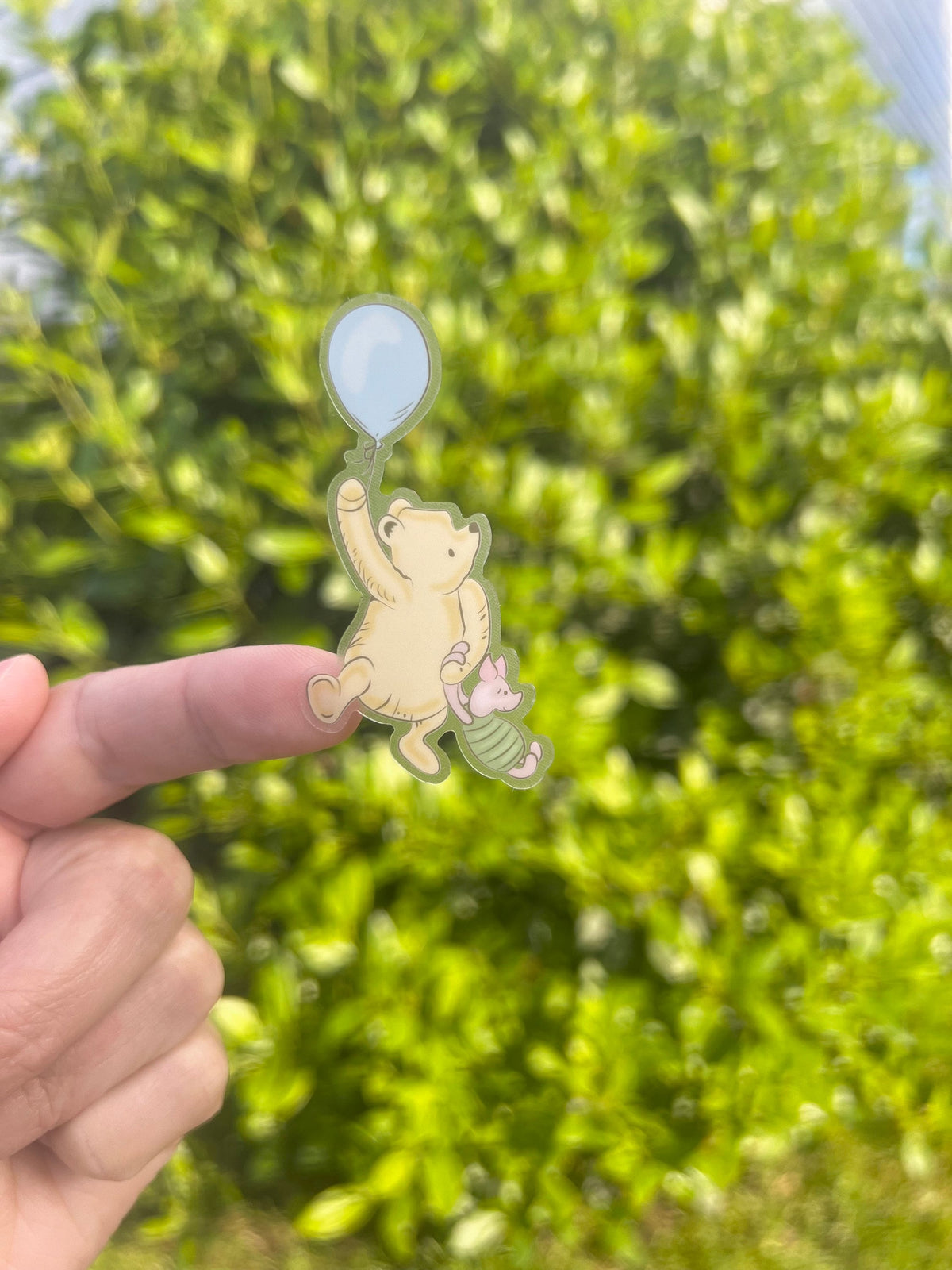 Winnie the Pooh Piglet Classic Disney Transparent Sticker
