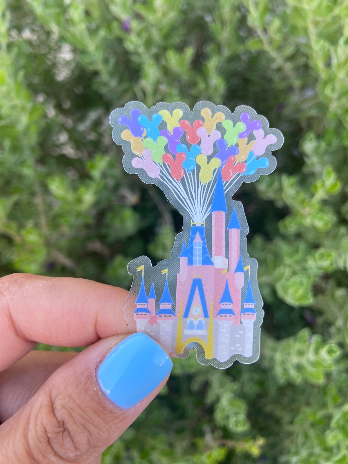 Cinderella Castle Disney Transparent Sticker