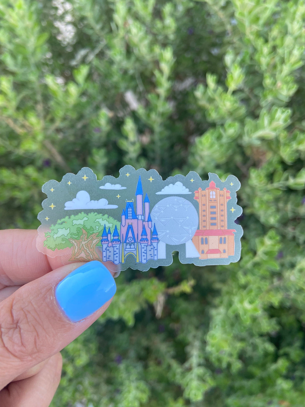 Disney World landmarks Disney Transparent Sticker