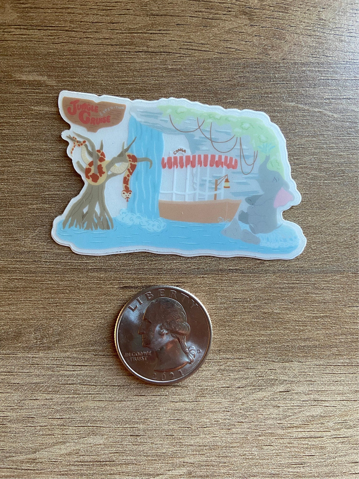 Jungle Cruise Adventureland Disney Transparent Sticker