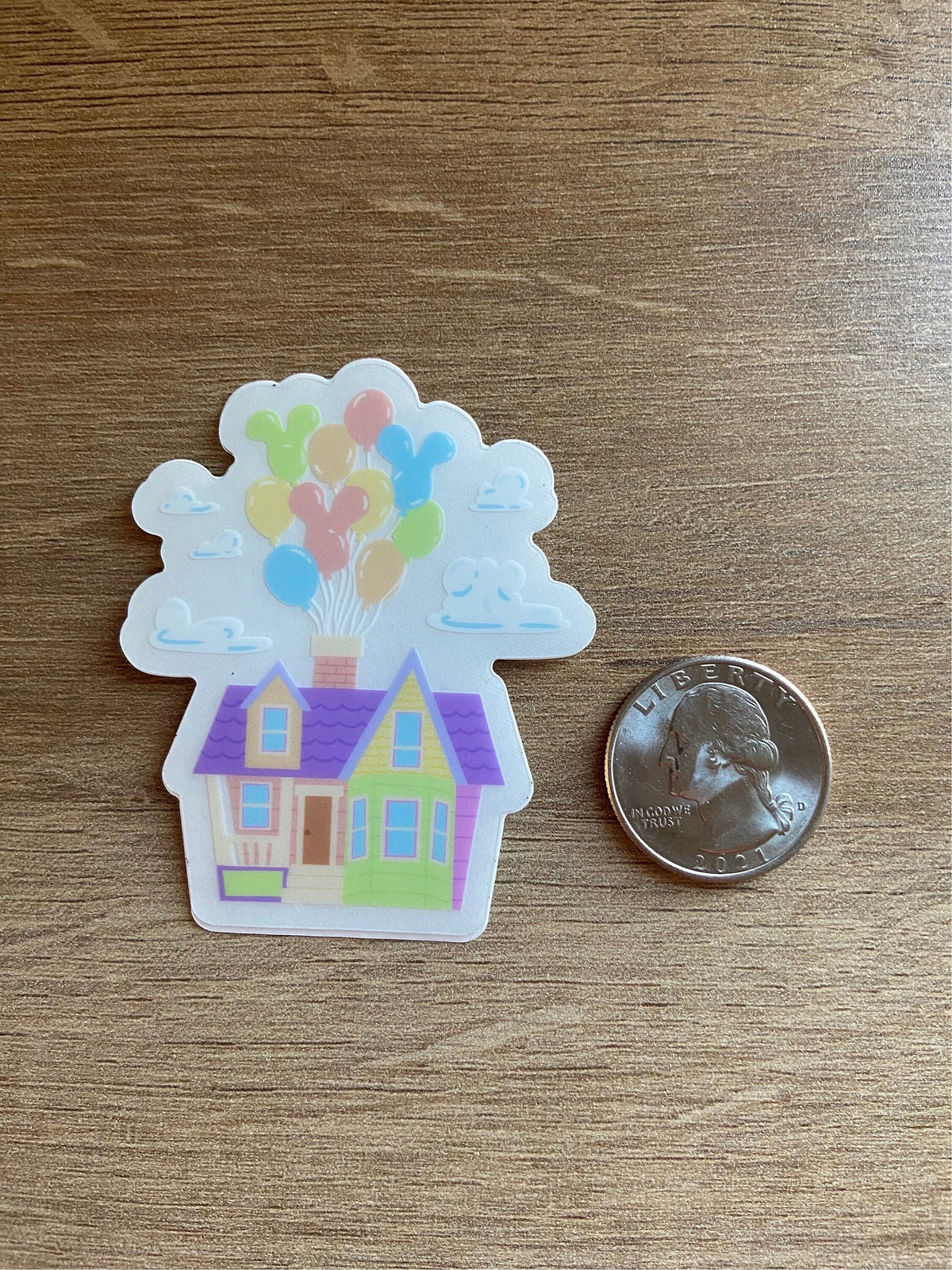 Up House Disney Transparent Sticker