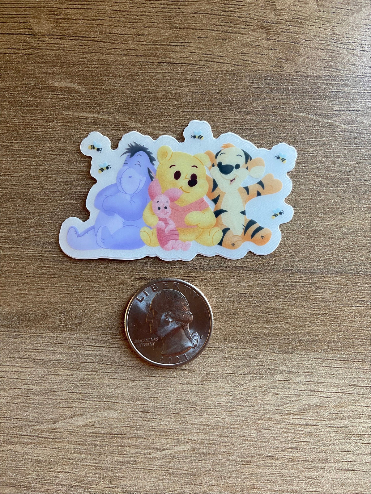 Winnie the Pooh Characters Disney Transparent Sticker