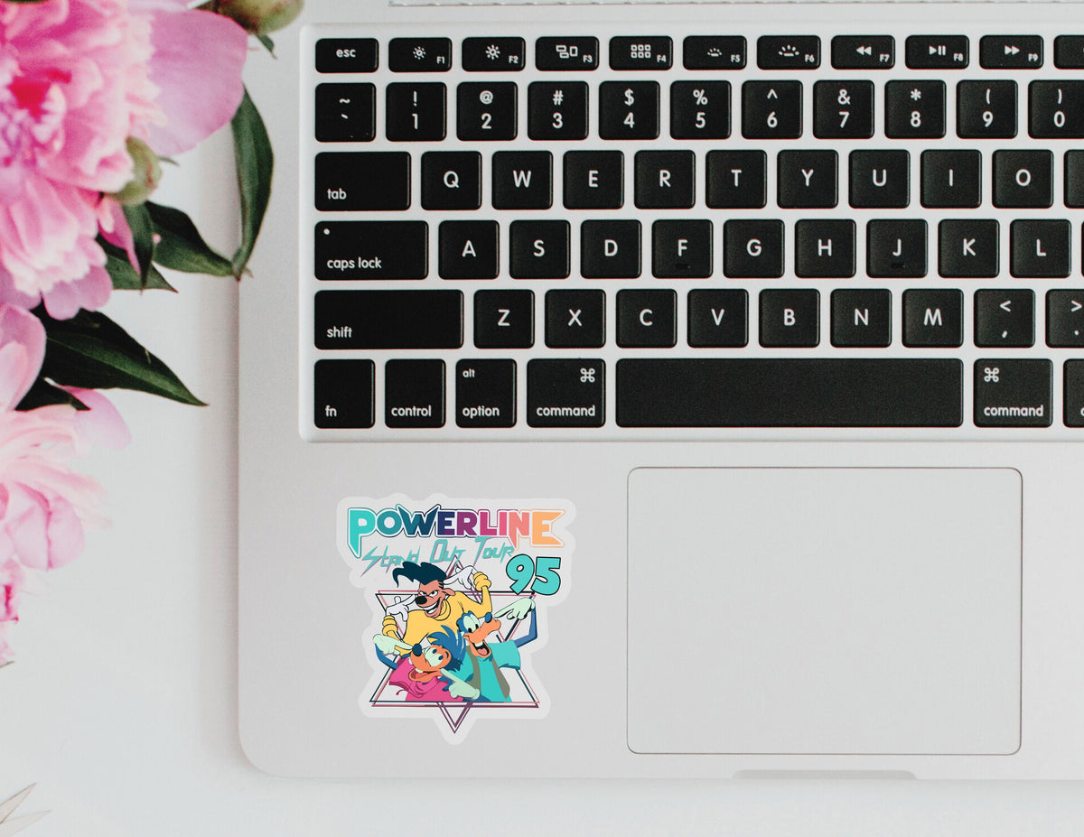Powerline A Goofy Movie Disney Transparent Sticker