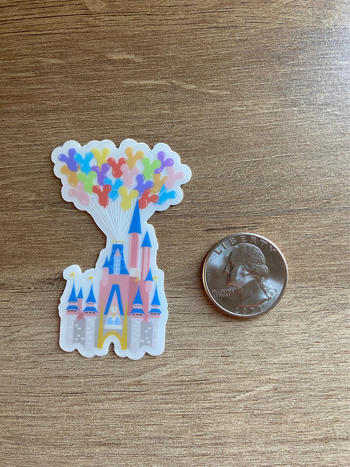 Cinderella Castle Disney Transparent Sticker