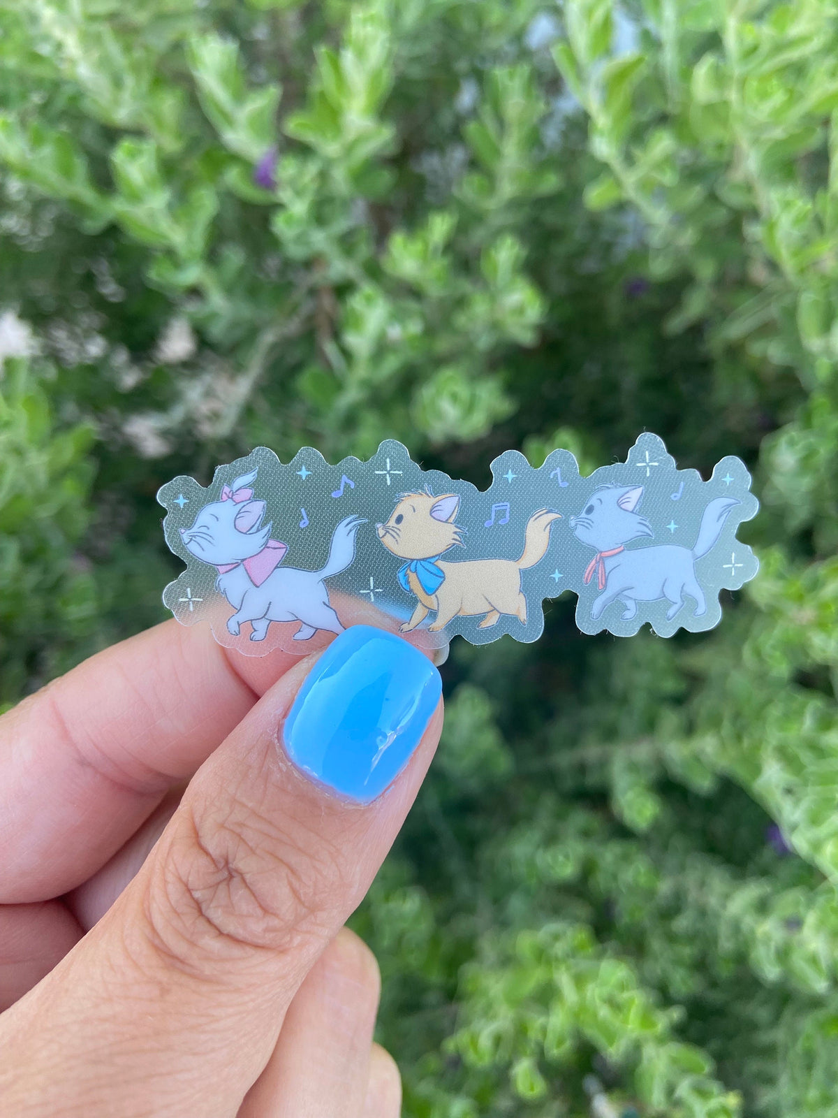 Aristocats Kittens Disney Sticker Disney Transparent Sticker