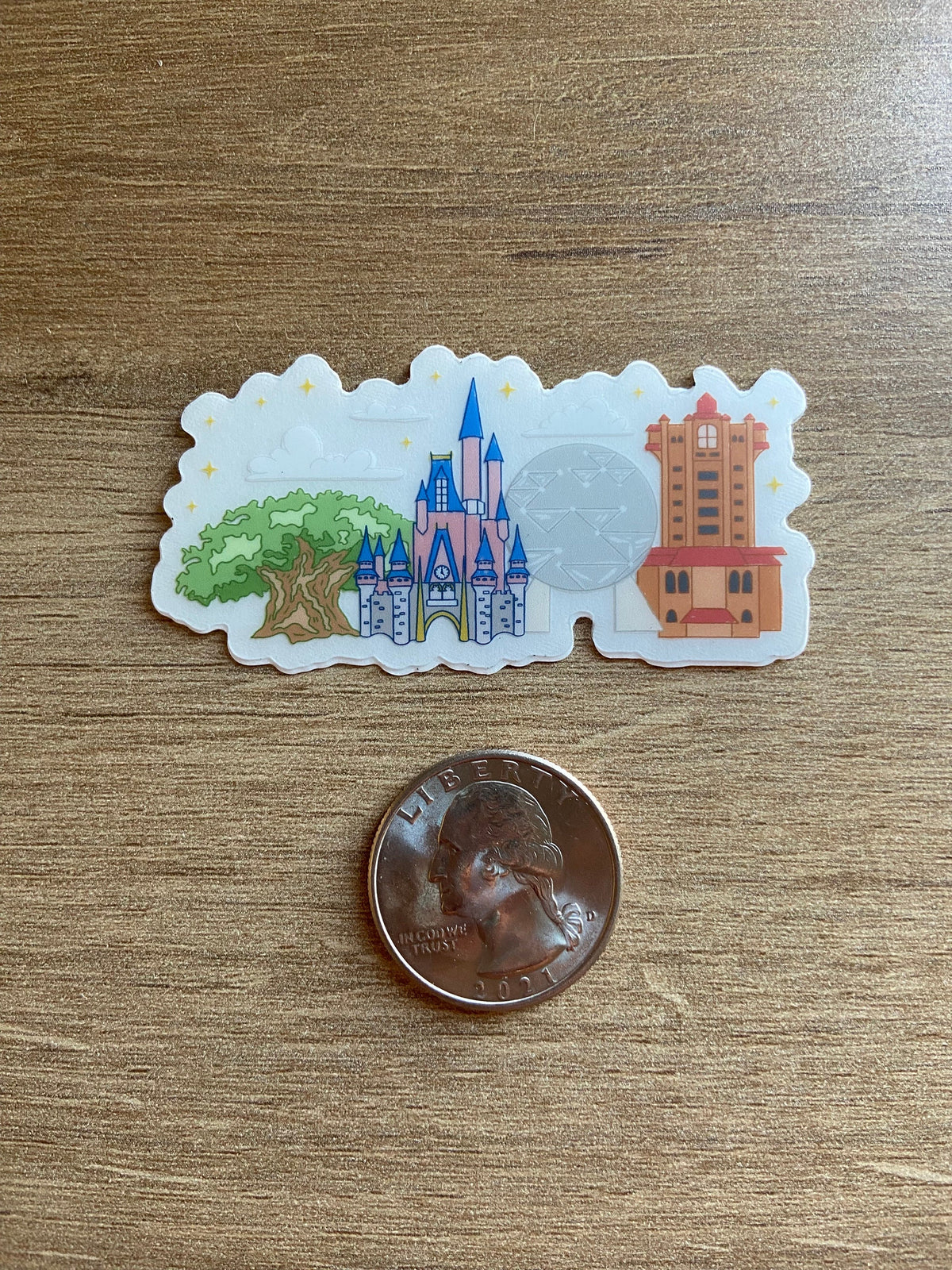 Disney World landmarks Disney Transparent Sticker