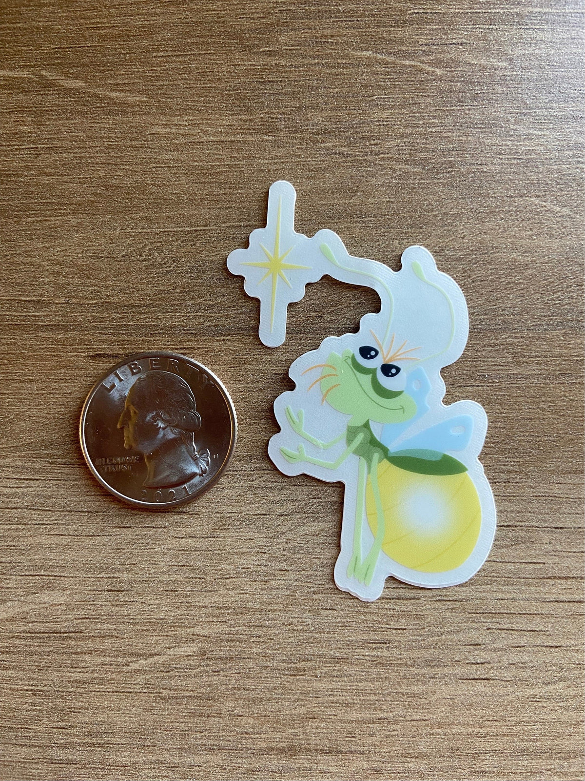 Ray Lightning Bug, Princess and the Frog Disney Transparent Sticker