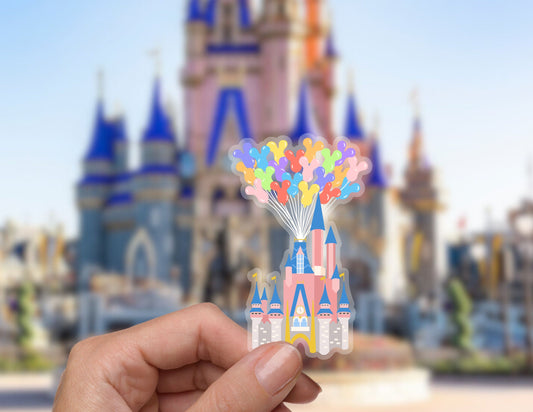 Cinderella Castle Disney Transparent Sticker