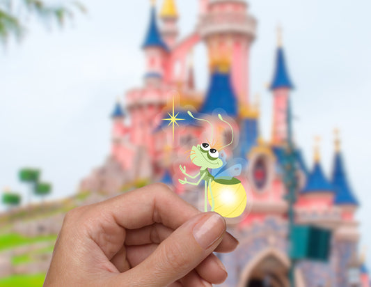 Ray Lightning Bug, Princess and the Frog Disney Transparent Sticker