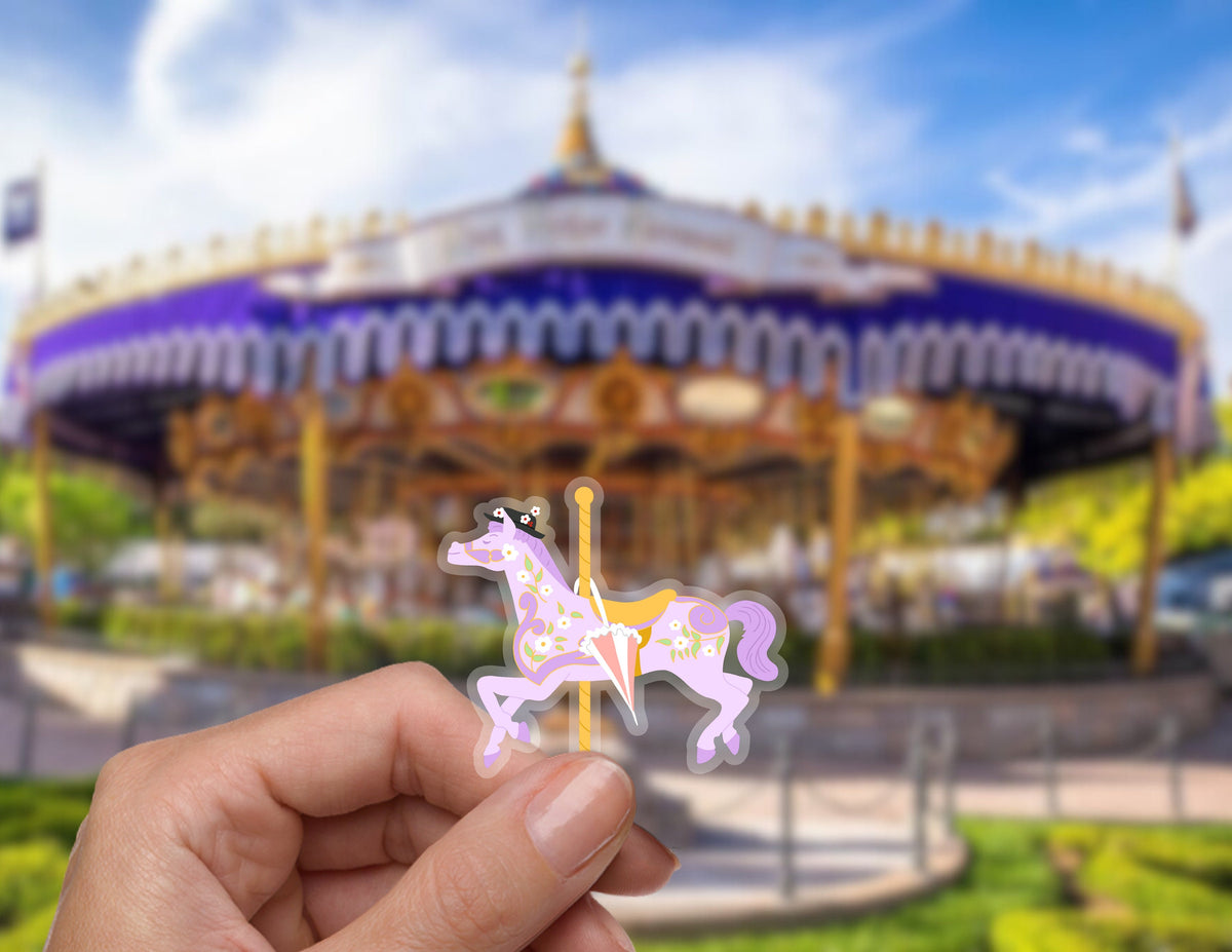 Jingles Mary Poppins Carrousel Disney Transparent Sticker