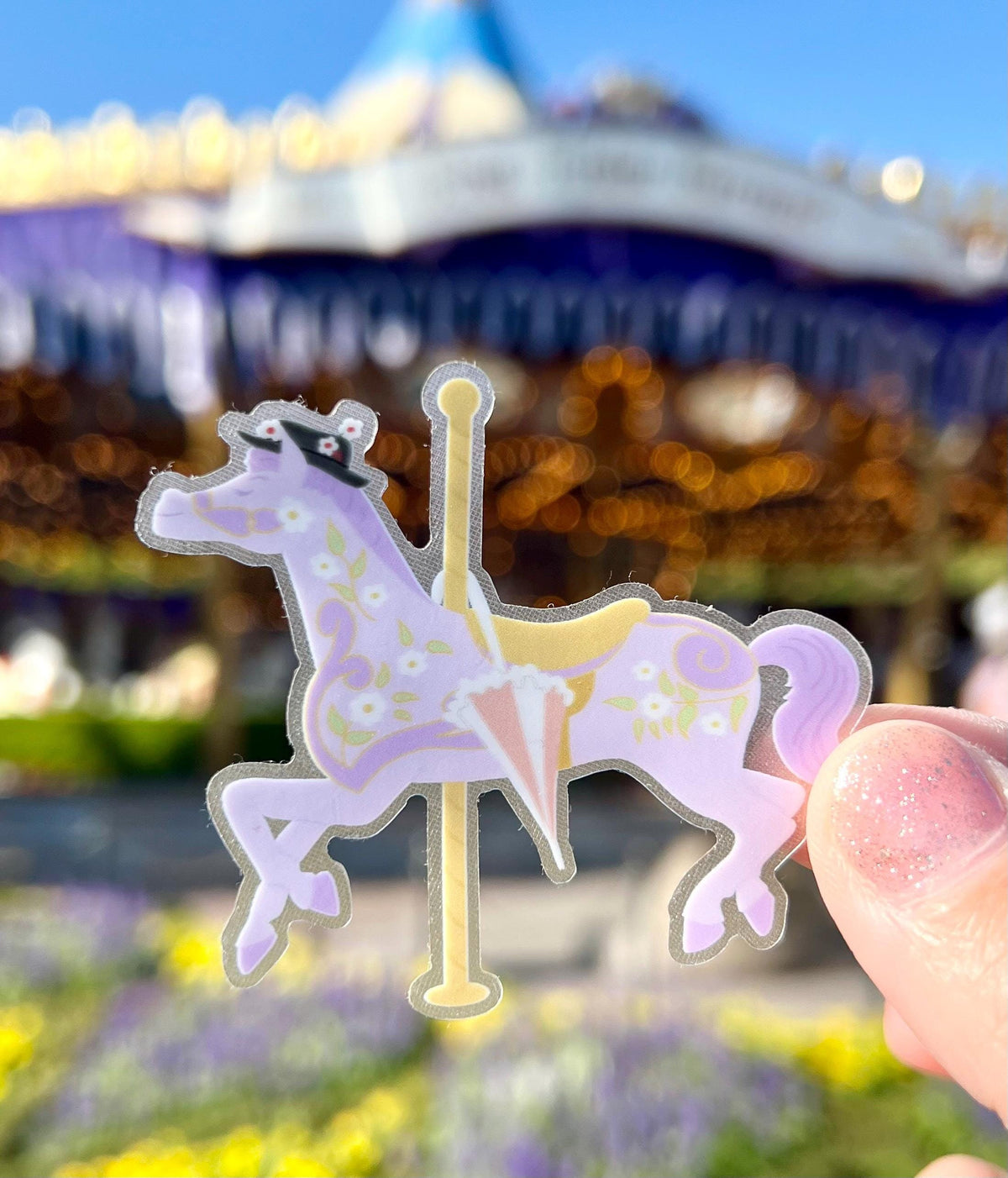 Mary Poppins Jingles Carousel Horse Sticker