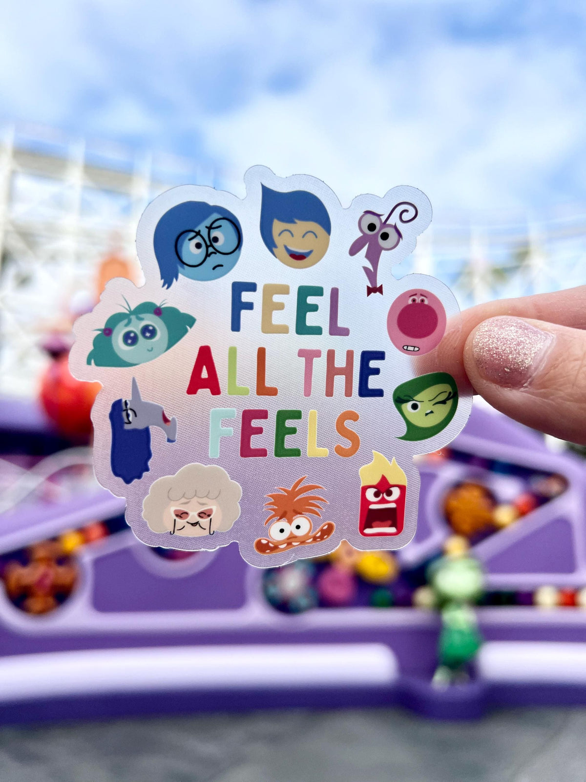 Inside out 2 sticker emotions