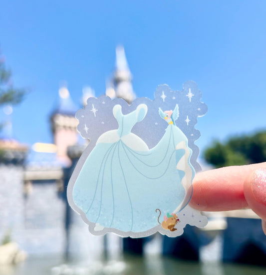 Cinderella Dress Sticker