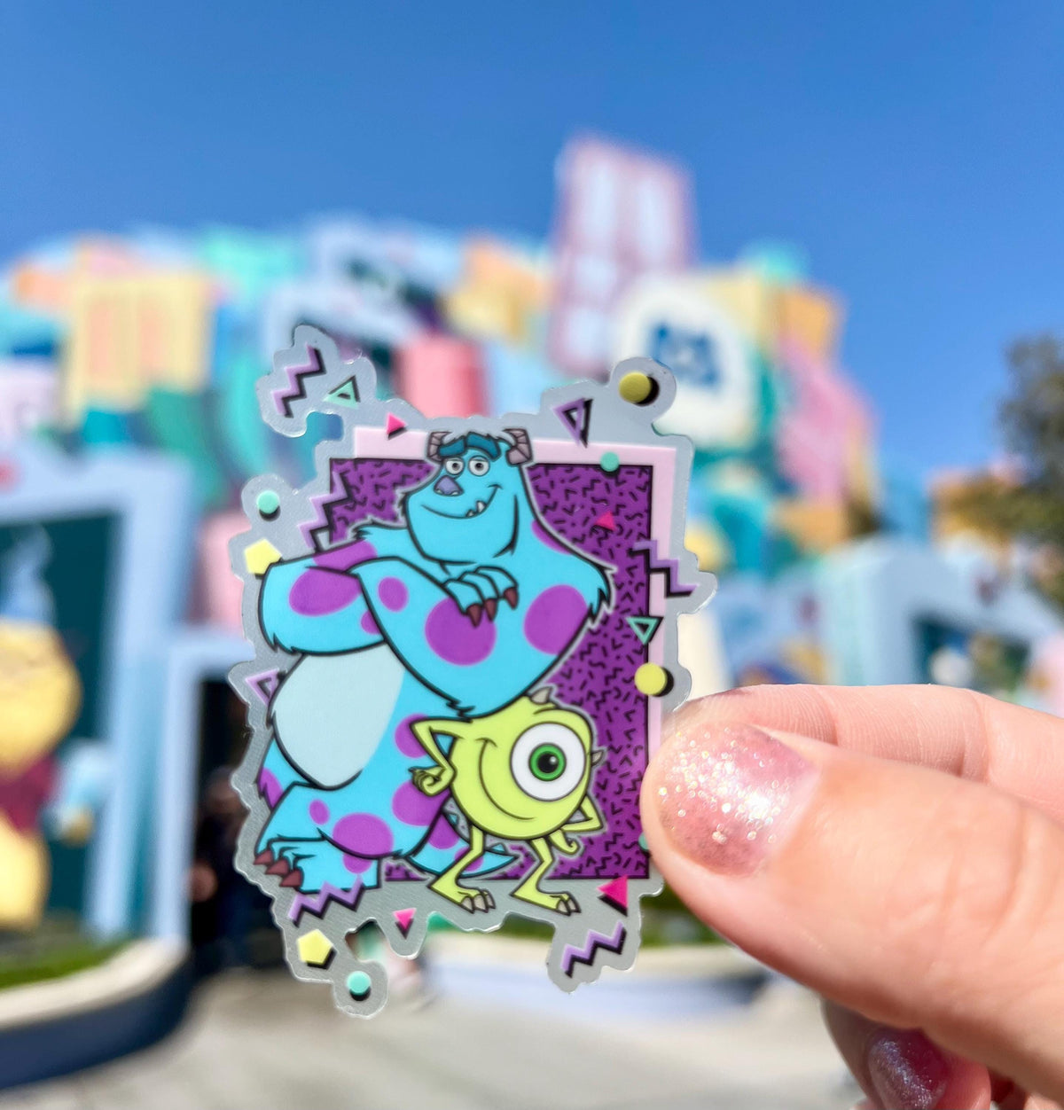 Retro Monsters Inc. Sticker
