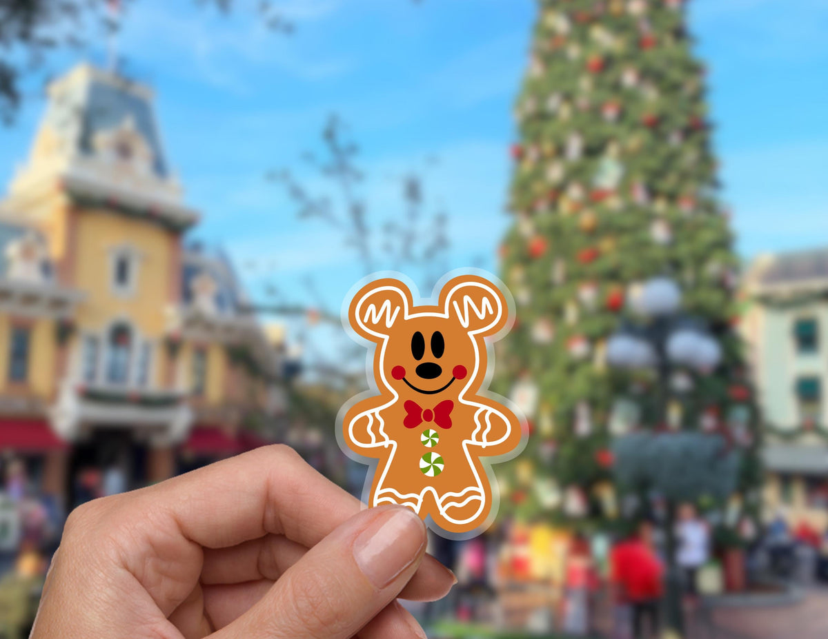 Gingerbread Mickey Mouse, Minnie Mouse Christmas