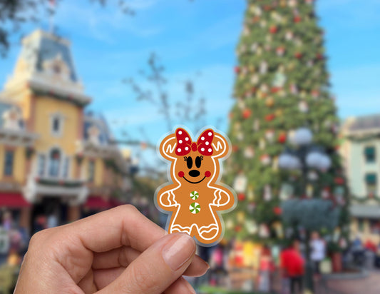 Gingerbread Minnie Mouse Christmase