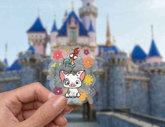 Moana Transparent Waterproof Sticker
