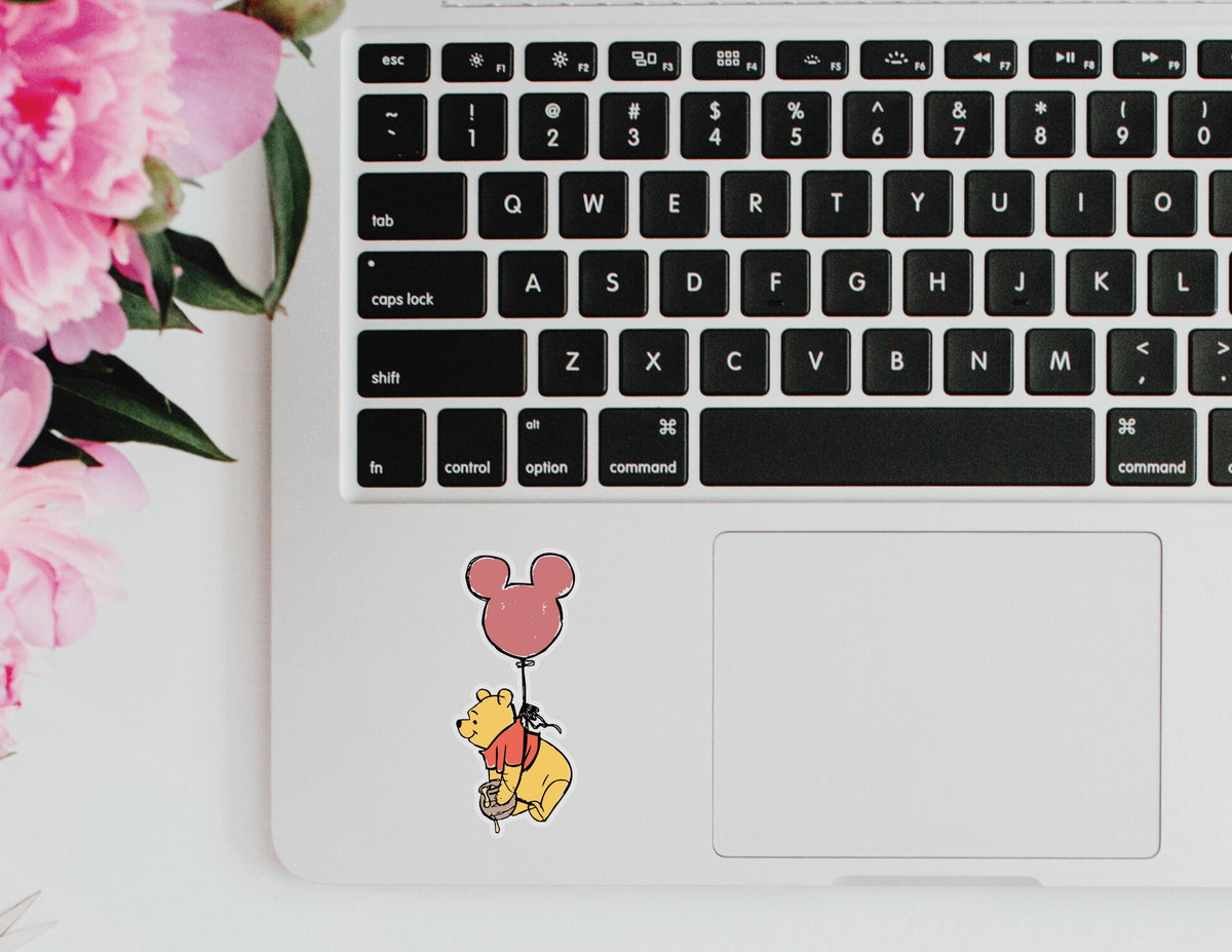 Winnie the Pooh Balloon Sticker
