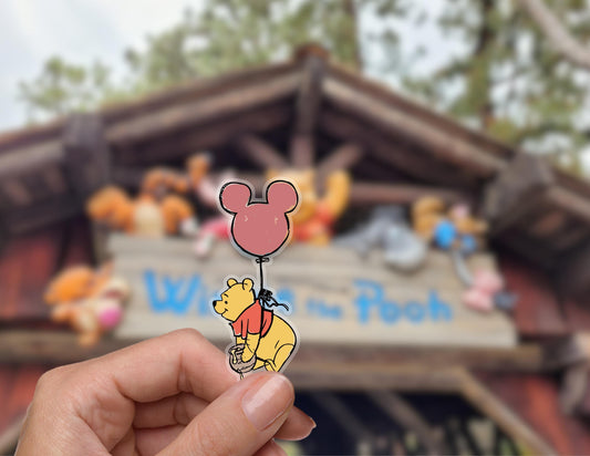 Winnie the Pooh Balloon Sticker