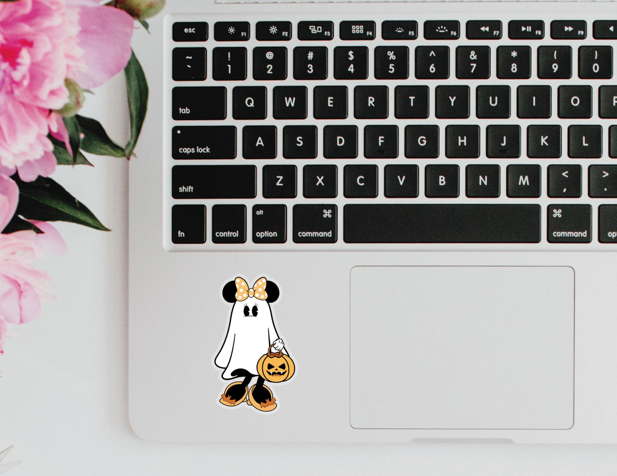 Mickey Ghost Halloween Sticker