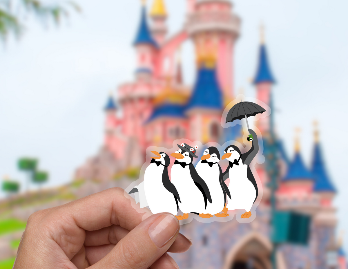 Mary Poppins Penguins Disney Sticker Disney Sticker