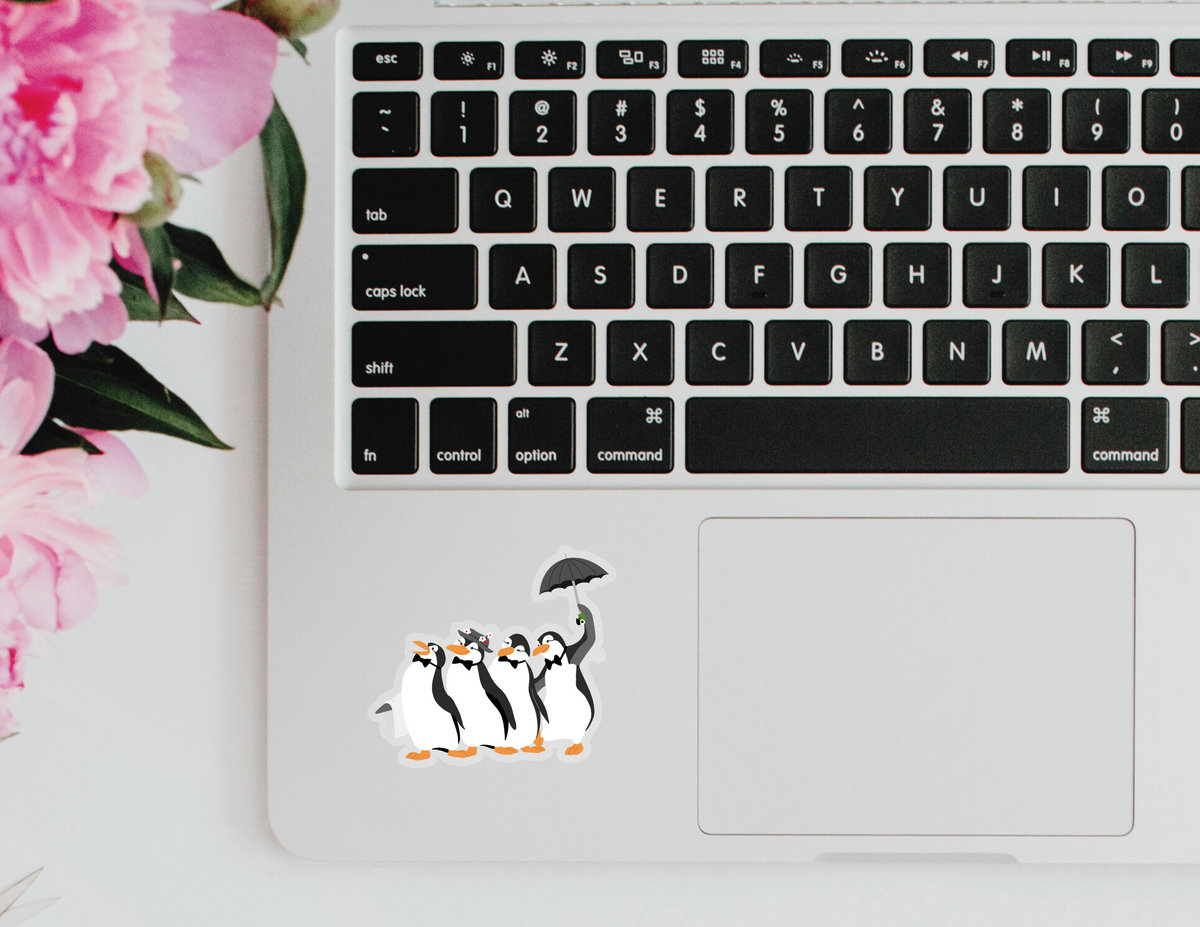 Mary Poppins Penguins Disney Sticker Disney Sticker